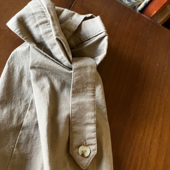 Smart and Simple Olive Drab Dress With Pockets - Picture 6 of 8